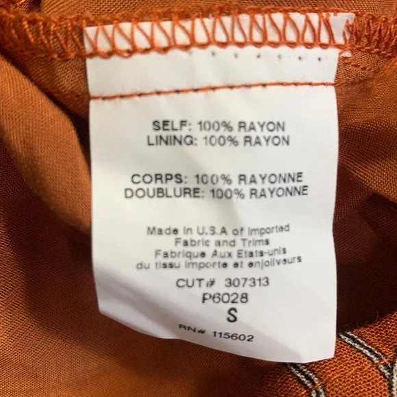 Lulu’s Floral Orange Romper - Picture 4 of 4